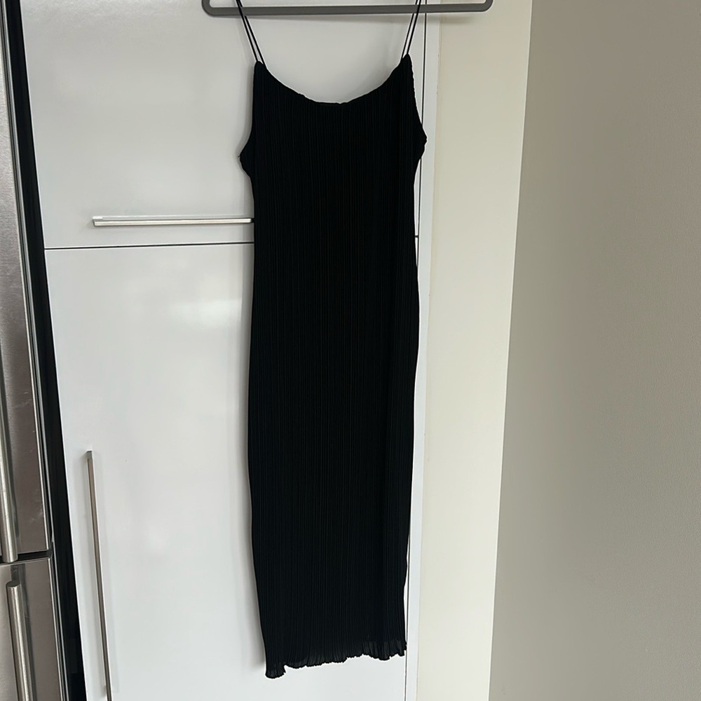 Good American size 1/2 Black maxi dress